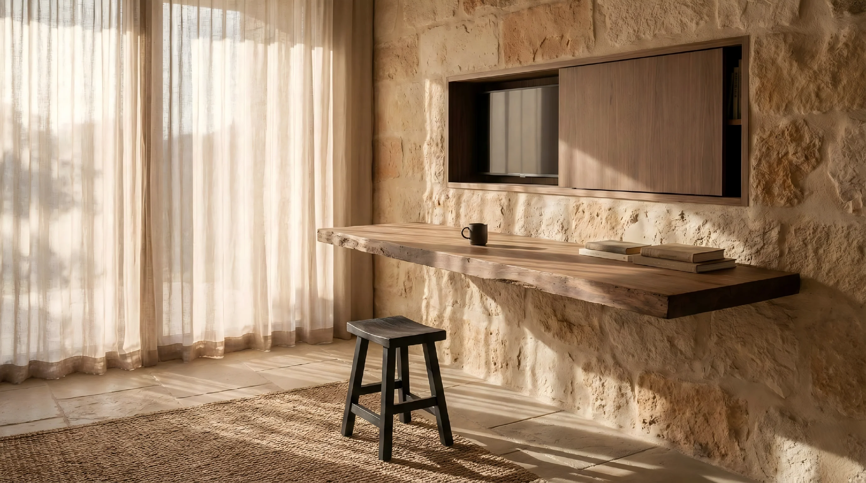 Focus & Flow: The Visual Silence of Wabi-Sabi Offices