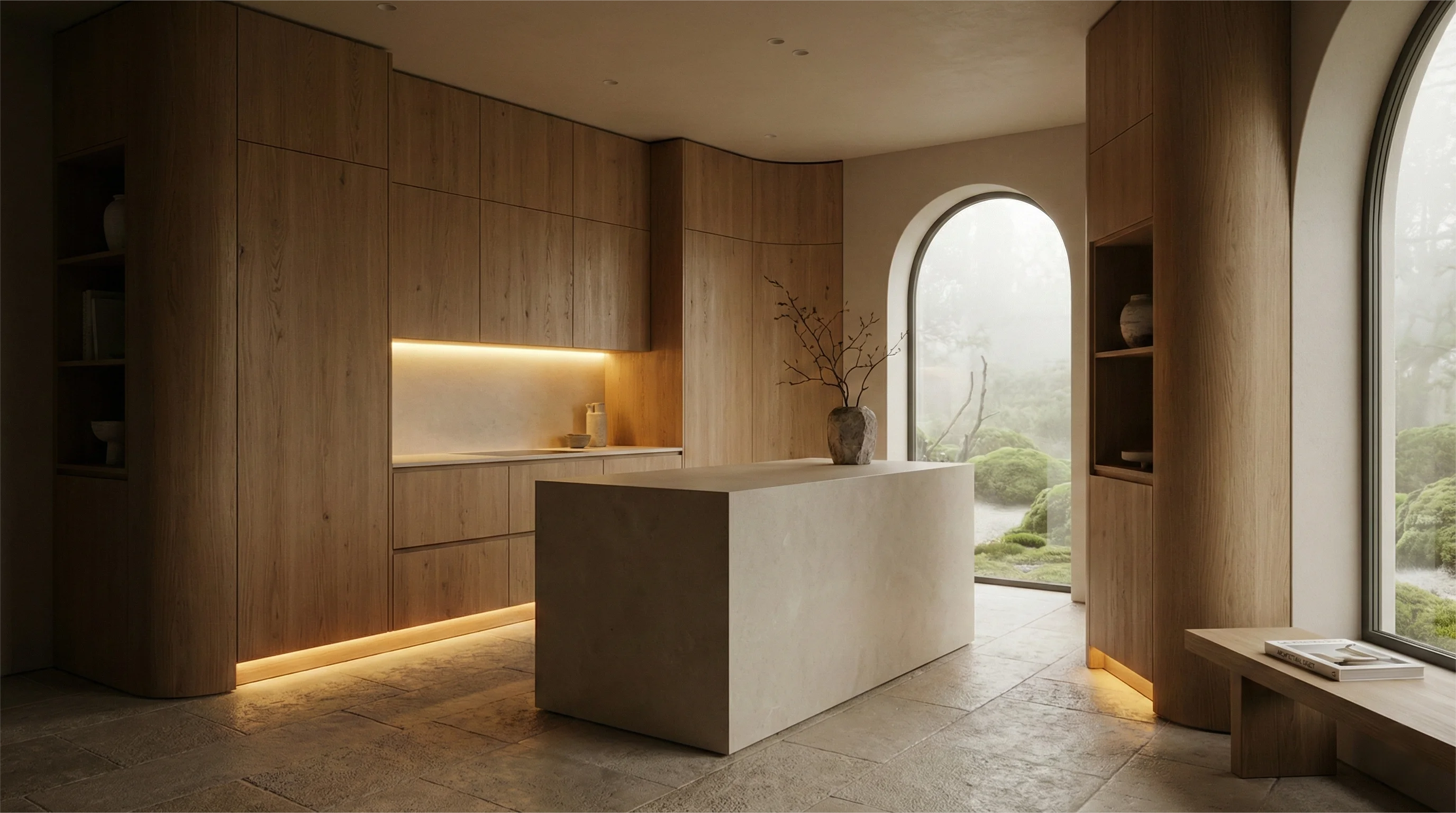 Japandi Kitchens: The Art of Concealment & Calm