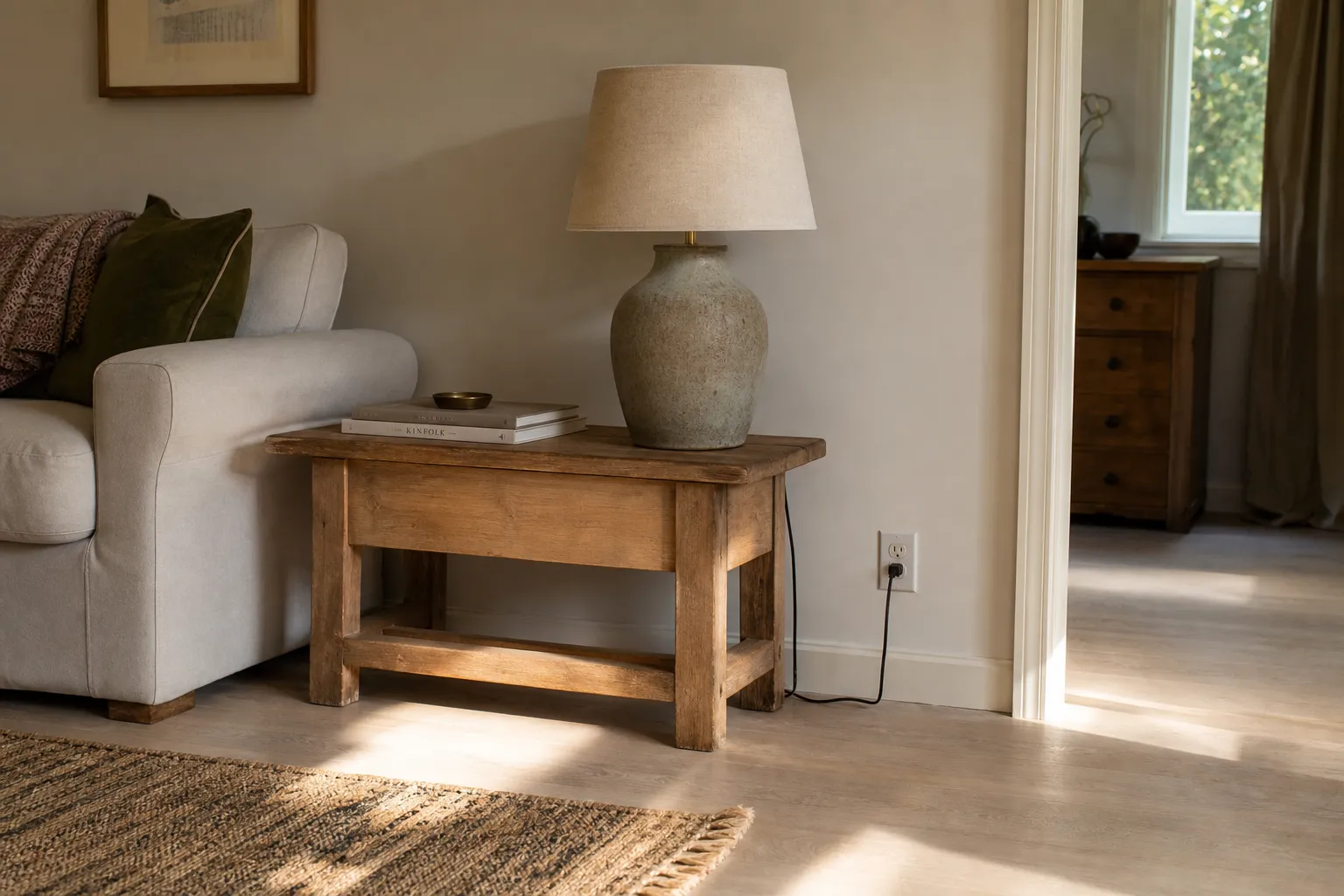 Lamp Cord Placement Ideas That Keep a Room Looking Quiet