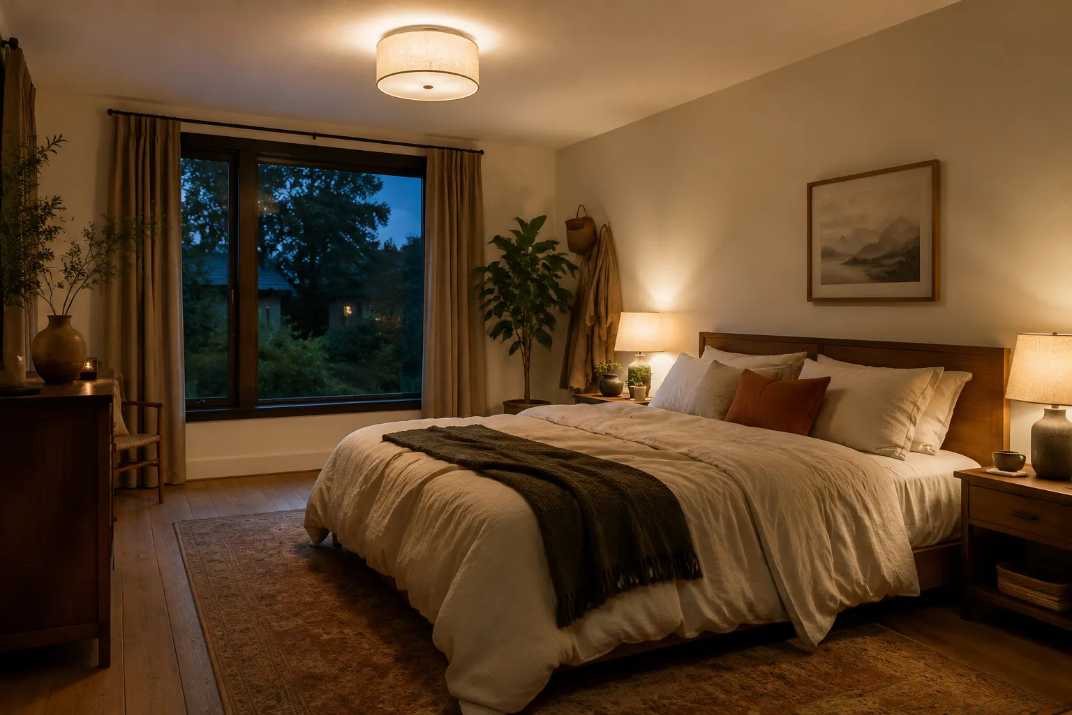 Warm Lighting for Bedrooms Without Making the Room Too Dark